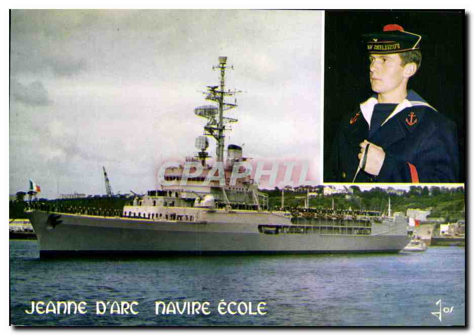 CPM Bateau Guerre Jeanne d Arc Navire ECole AMrin 