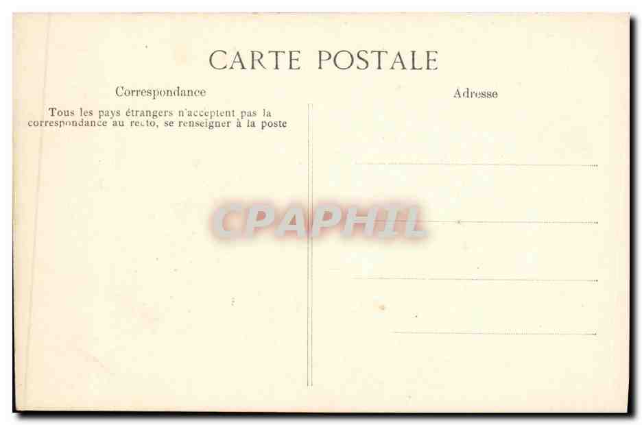CPA Bateau Guerre Voilier — Verso