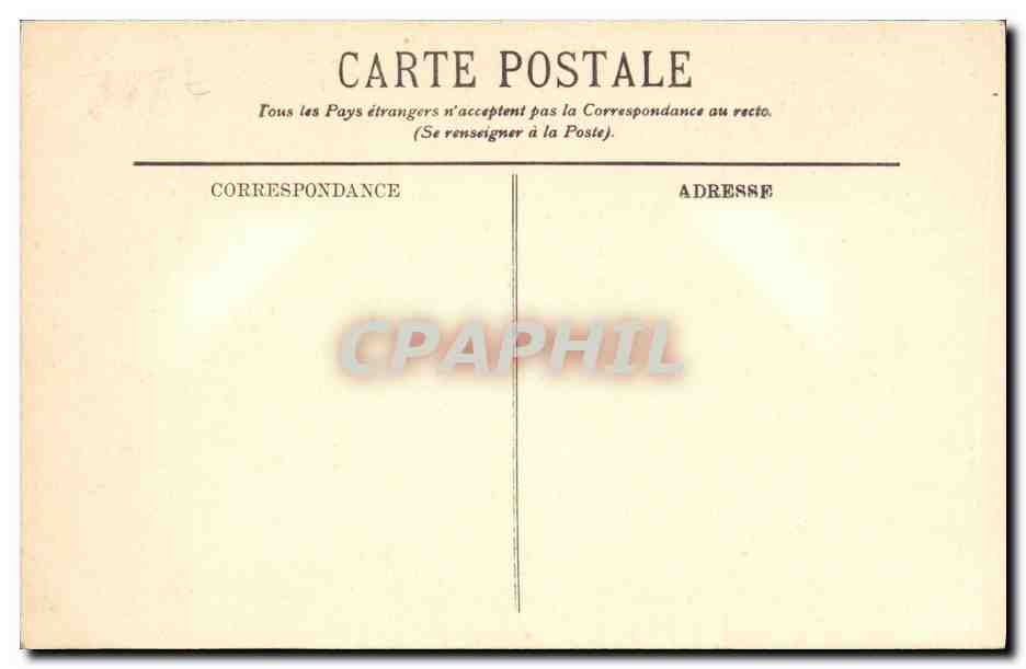 CPA Bateau Guerre Lavage du pont d un cuirasse — Verso