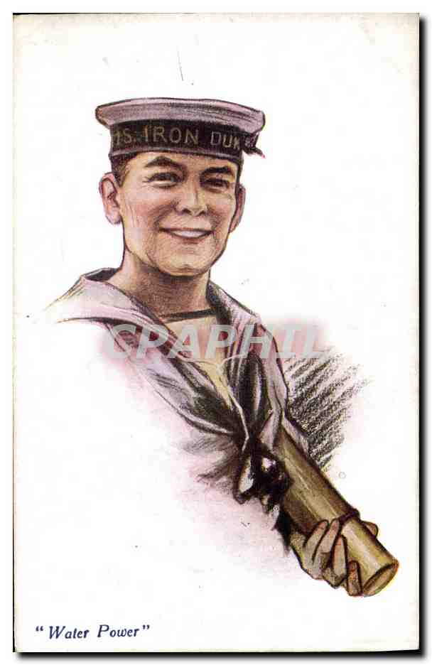 Sailor 'Water Power' — 'HMS Iron Duke' — Universal Postal Union, London