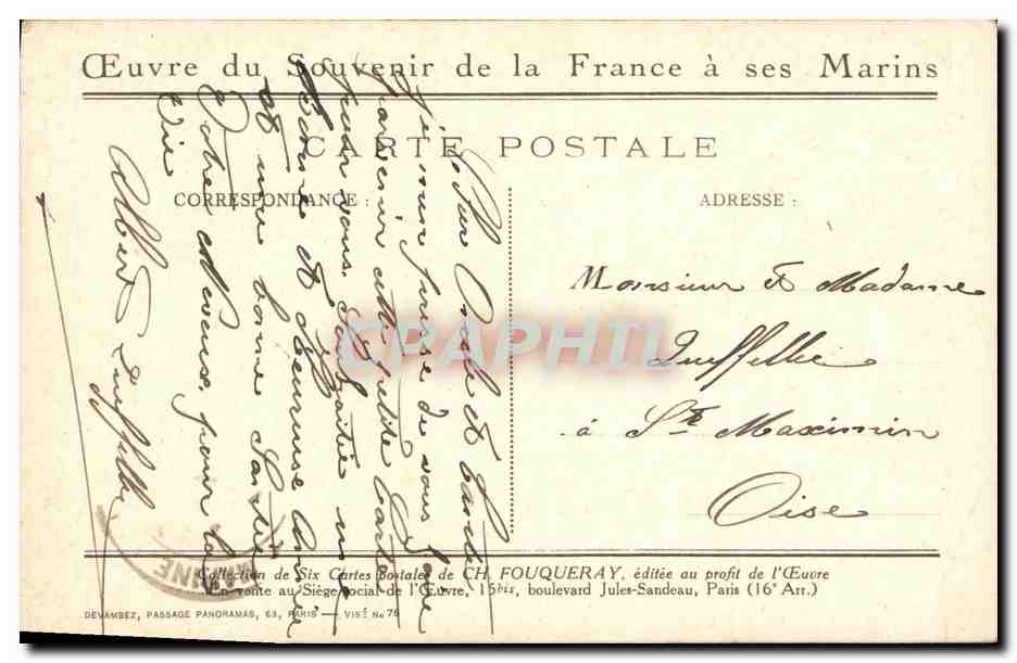 CPA Bateau Guerre Aux Dardanelles  — Verso