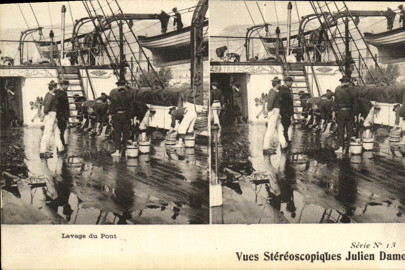 Lavage du Pont — Vues Stéréoscopiques Julien Damo, Série N° 13
