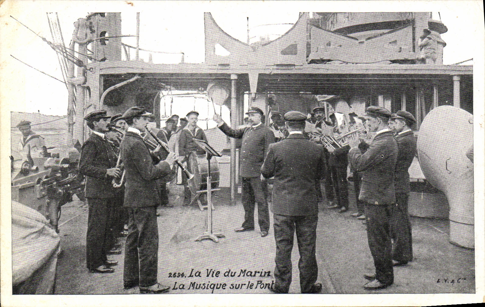 La Musique sur le Pont — La Vie du Marin — Éditeur L.V. & C°, n° 2634