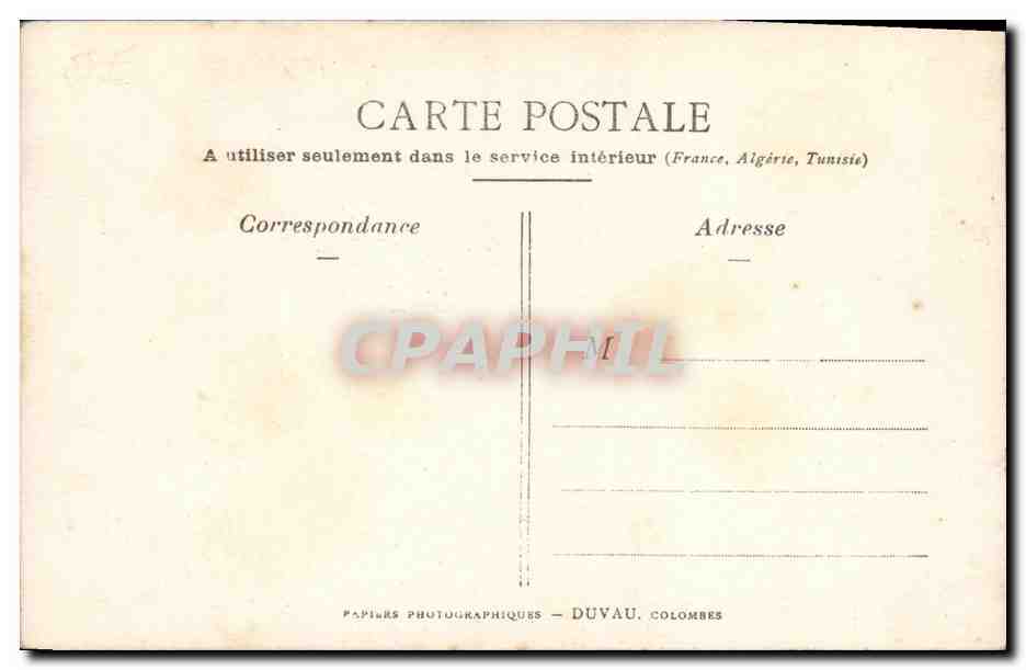 CPA Bateau Guerre Alger Toulon Algerie Photographe  — Rückseite
