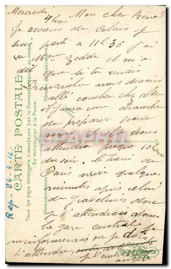 Marine Française. Un torpilleur — n° 3169 — éditeur L.V. & Cie — Verso