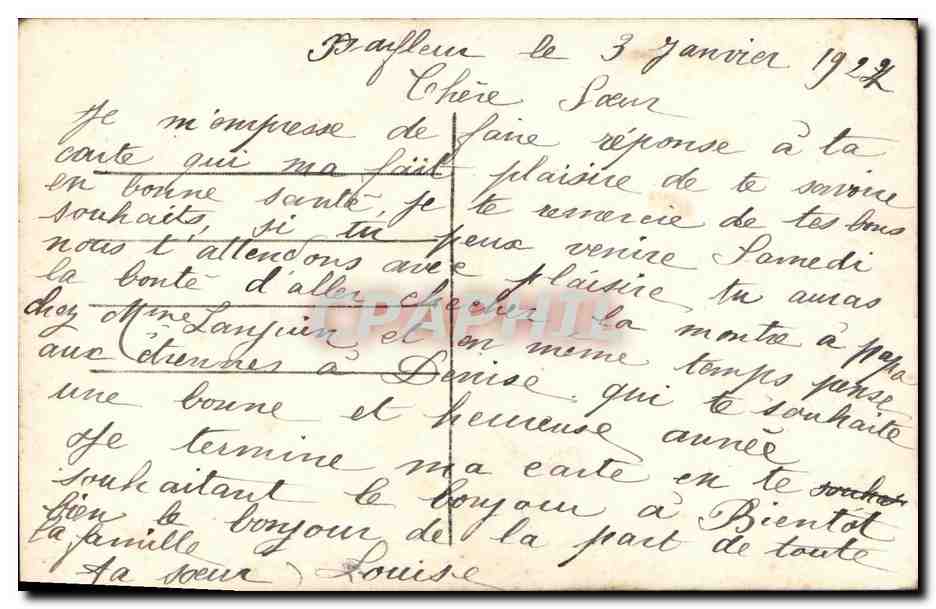 CPA Fantaisie Fleurs Femme Eventail — Verso