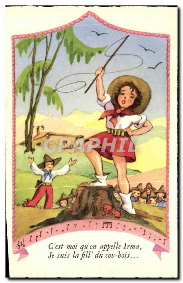 CPA Fantaisie Enfant Lasso Irma 