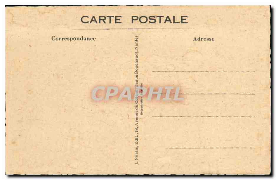CPA Fantaisie Ecoutele rossignol Bretagne Enfants Folklore  — Rückseite
