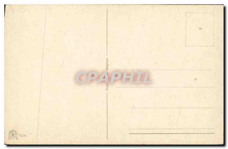 CPA Fantaisie Enfant Velo Facteur  — Rückseite