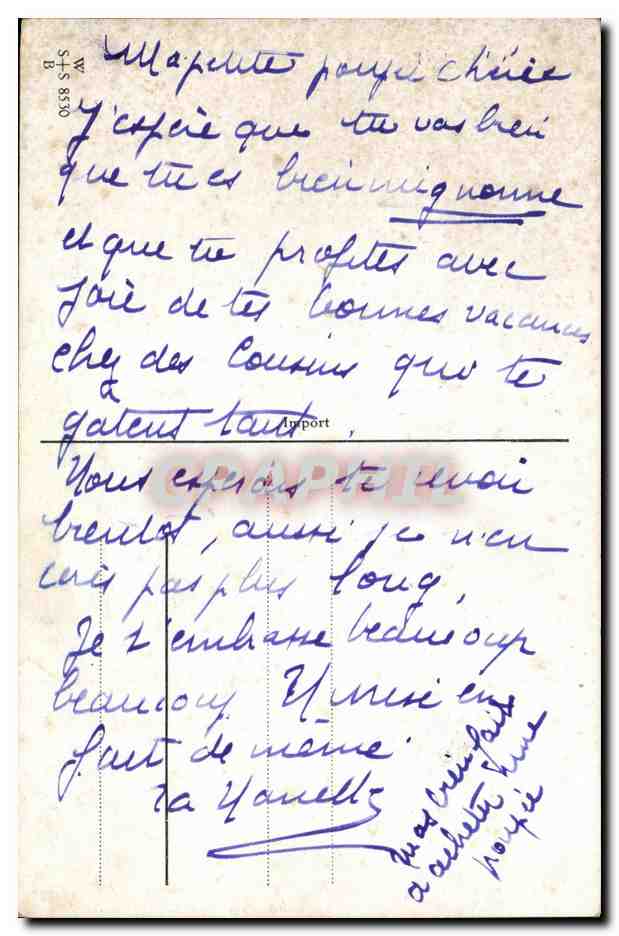 CPA Fantaisie Enfants Madame Le ramoneur est ici  — Rückseite