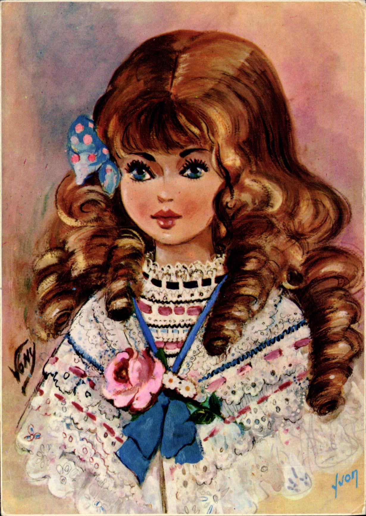 CPM Fantaisie Enfant Jeune fille 