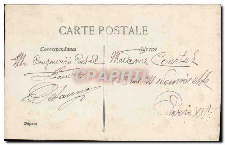 CPA Fantaisie Enfant Magicien Magie — Rückseite