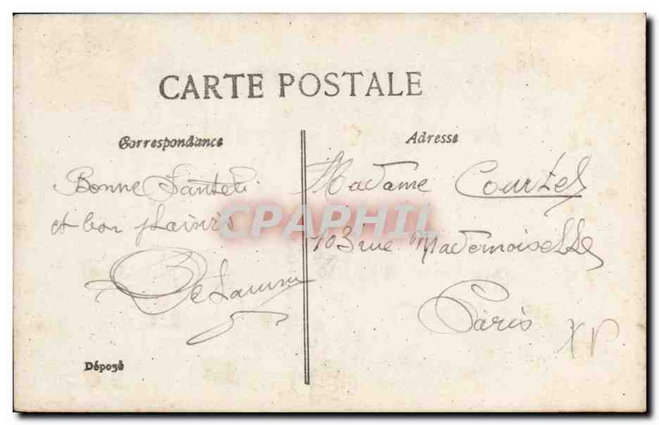 CPA Fantaisie Enfant Magicien Magie — Rückseite