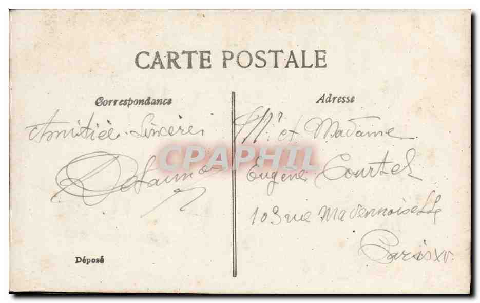 CPA Fantaisie Enfant Magicien Magie — Rückseite