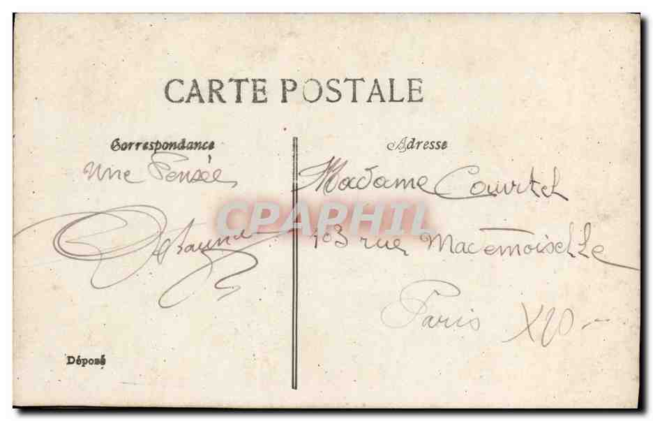 CPA Fantaisie Enfant Magicien Magie — Verso