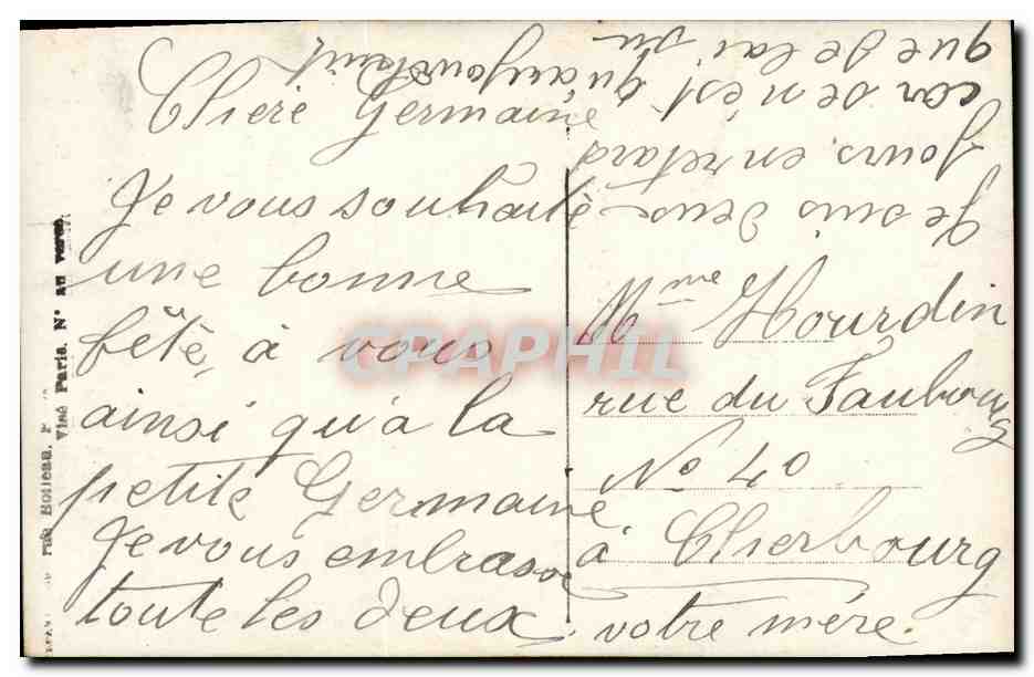CPA Fantaisie Femme Papillon Fleurs  — Rückseite
