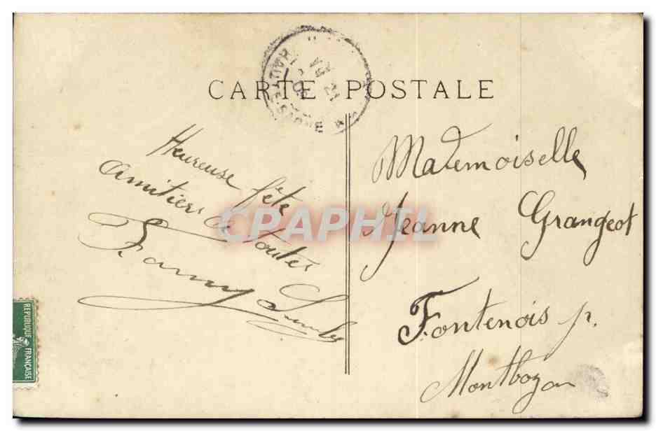 CPA Fantaisie Enfant Vive Ste Jeanne  — Verso