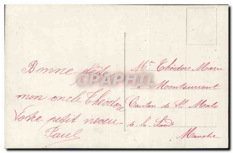 CPA Fantaisie Enfant st Theodor — Rückseite