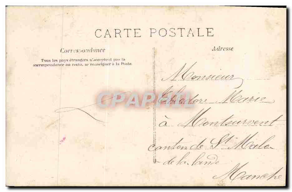 CPA Fantaisie Enfants Jumeaux  — Verso