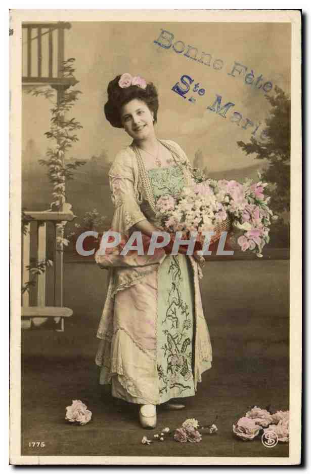 CPA Fantaisie Femme Ste Marie