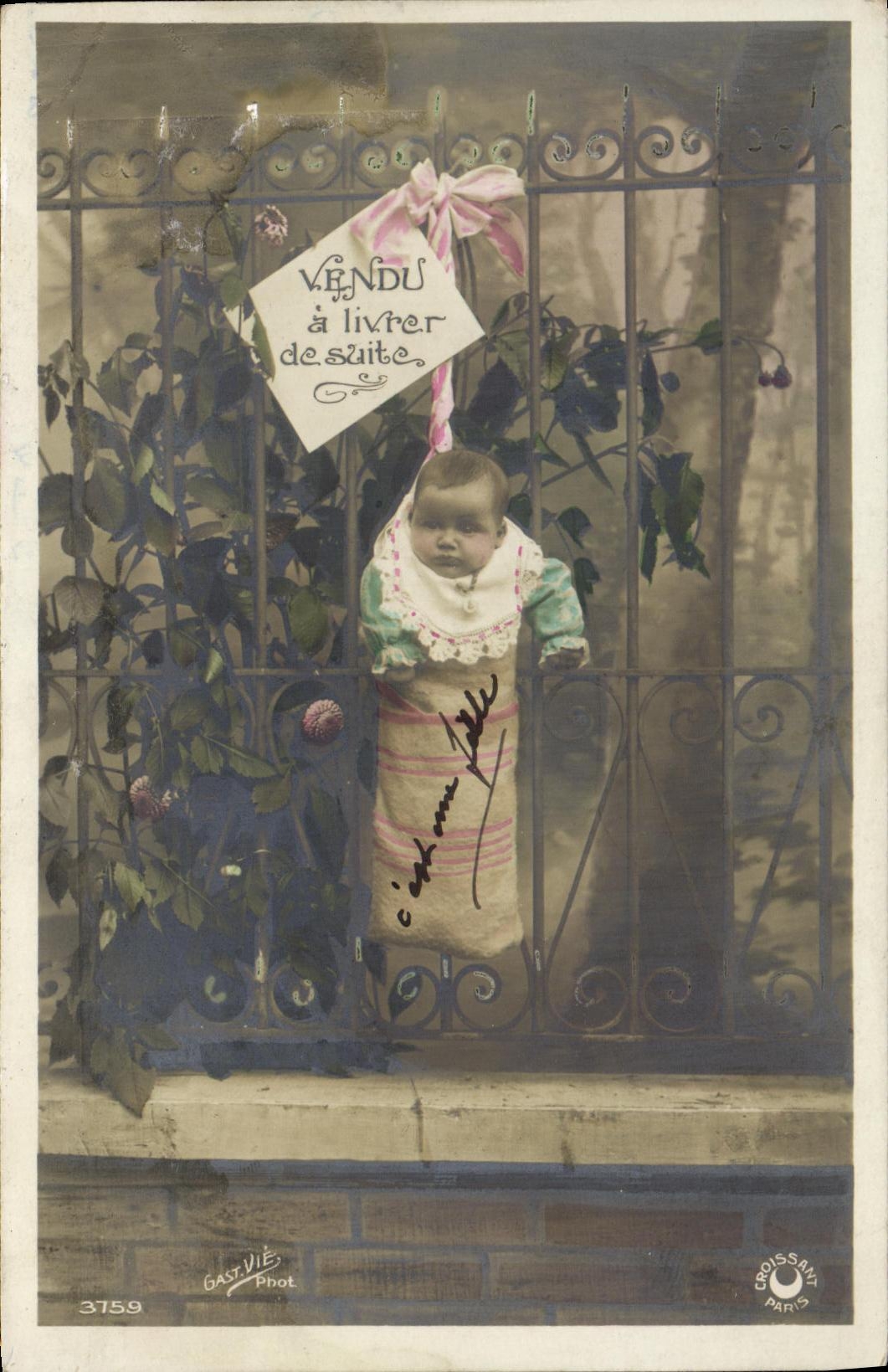 CPA Fantaisie Enfant Bebe Vendu a livrer de suite 