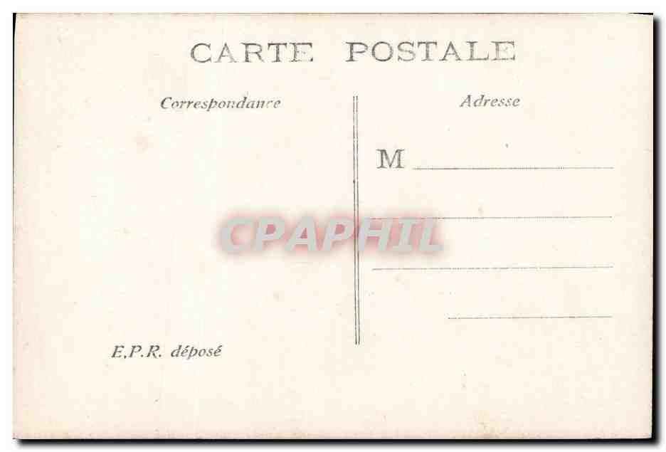 CPA Fantaisie Enfant Poisson 1er avril — Rückseite