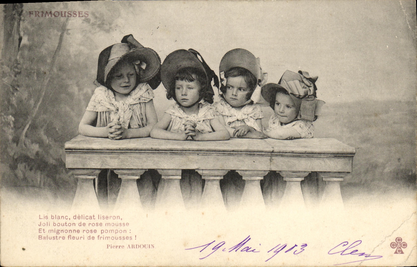 CPA Fantaisie Enfants Frimousses