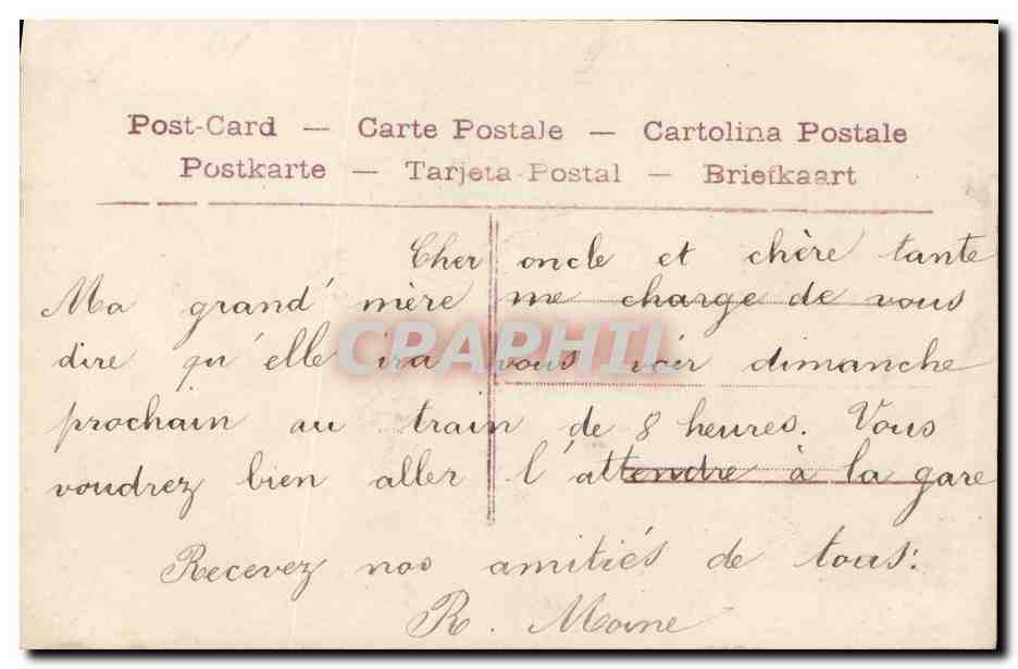 CPA Fantaisie Enfant Bebe Arrosoir  — Verso
