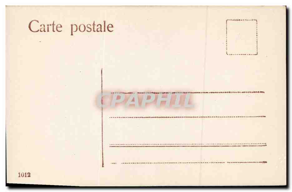 CPA Fantaisie Enfant et colombe Messager de bonheur — Verso