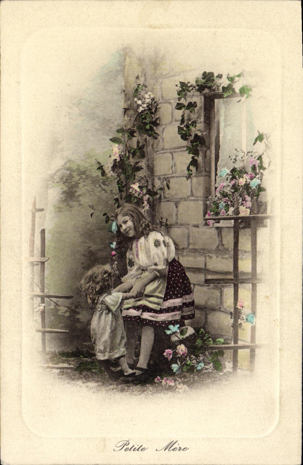 CPA Fantaisie Enfant Petite mere 