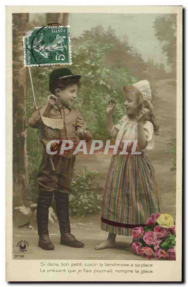 CPA Fantaisie Enfants Chasseur Chasse