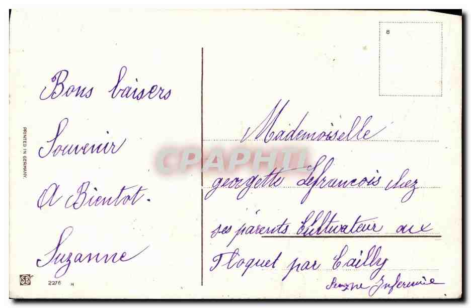 CPA Fantaisie Enfants Puits — Rückseite