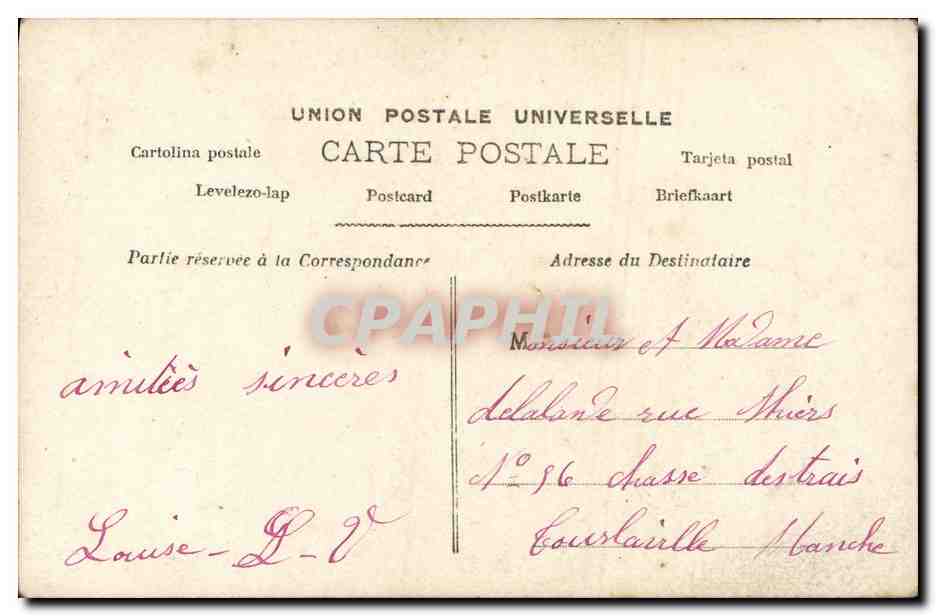CPA Fantaisie Enfants 1er avril — Rückseite