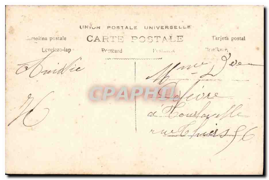 CPA Fantaisie Enfants Vive Ste Marie — Verso