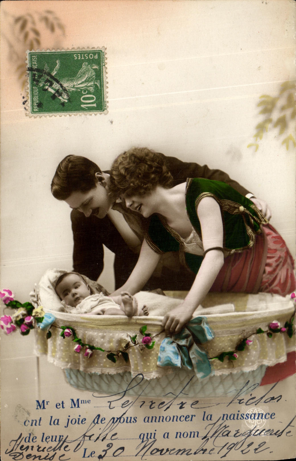 CPA Fantaisie Enfant Femme bebe 