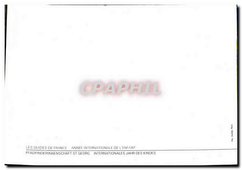 CPM Fantaisie Enfants Chevre  — Verso