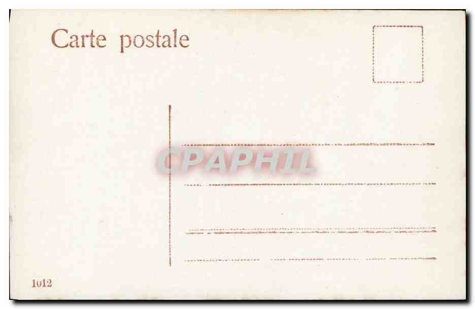 CPA Fantaisie Enfant Messager de bonheur  — Rückseite