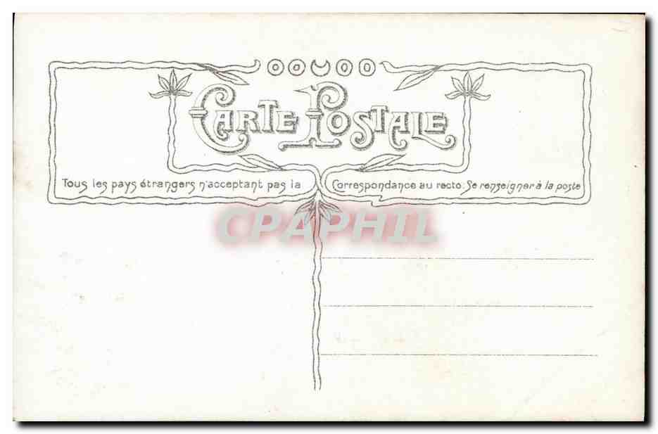 CPA Fantaisie Enfant Oiseau Canari — Rückseite