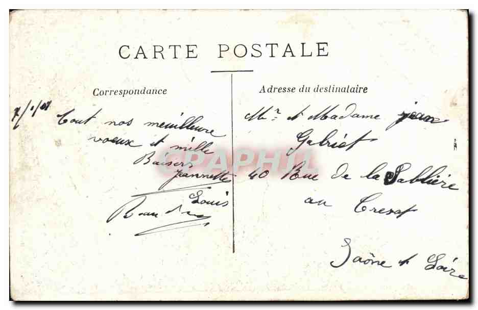 CPA Fantaisie Enfant Les niches de Suzette — Rückseite