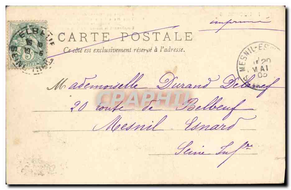 CPA Fantaisie Enfants Frimousses — Rückseite