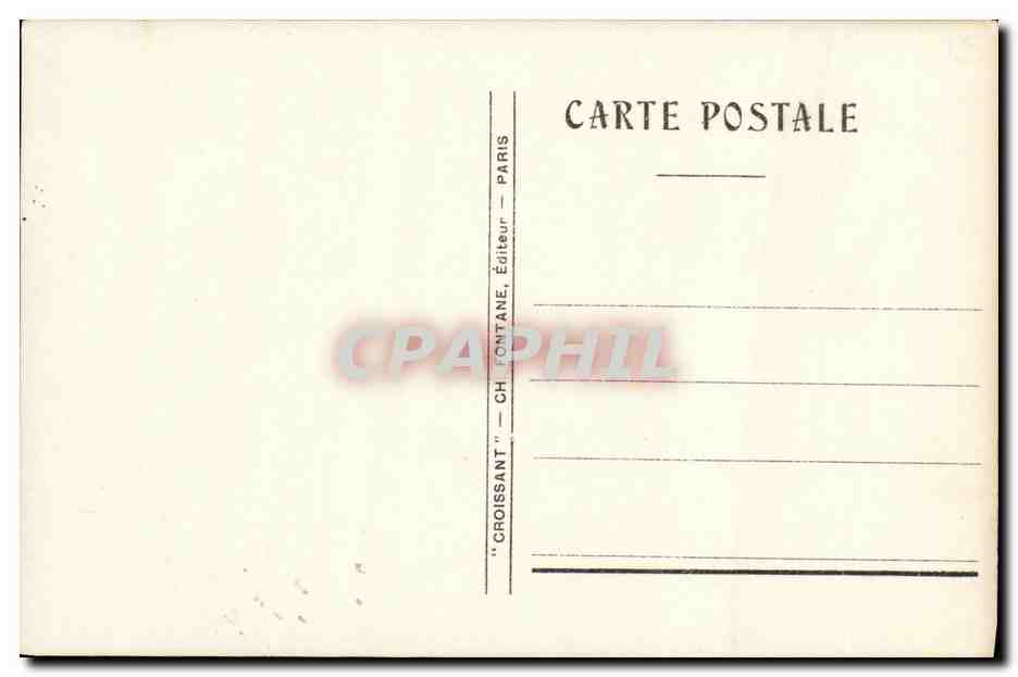 CPA Fantaisie Enfant Ange Lune — Rückseite