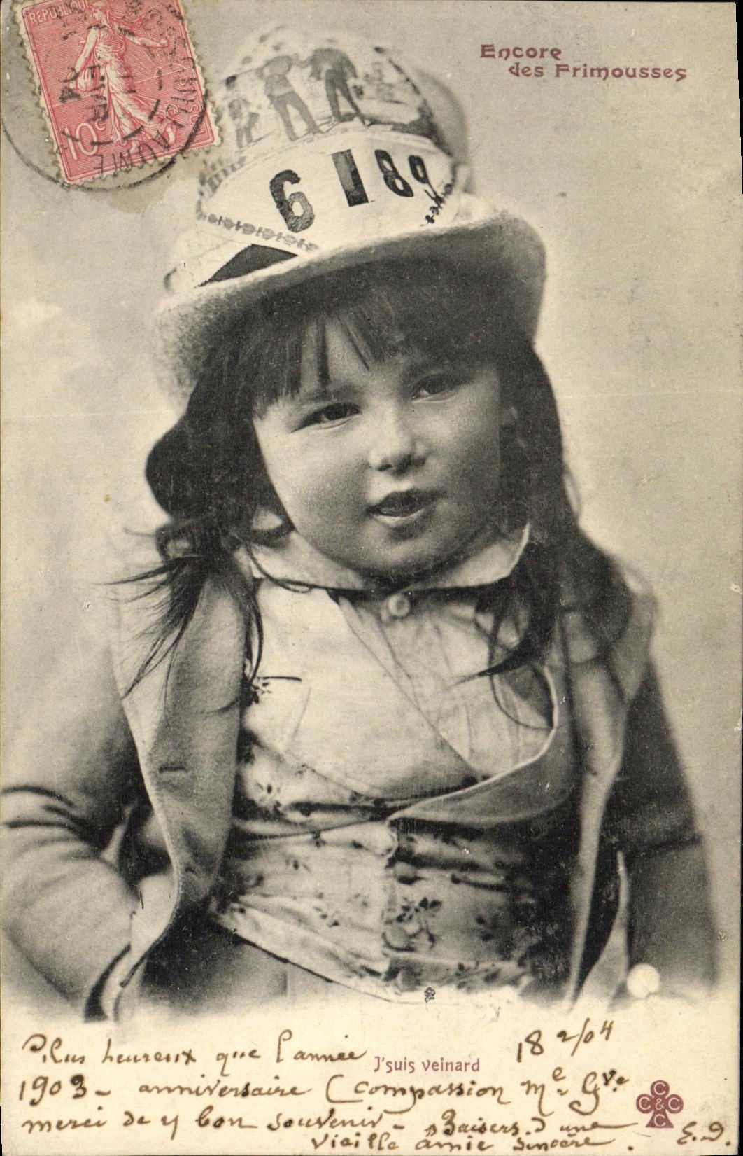 CPA Fantaisie Enfant Encore des frimousses 