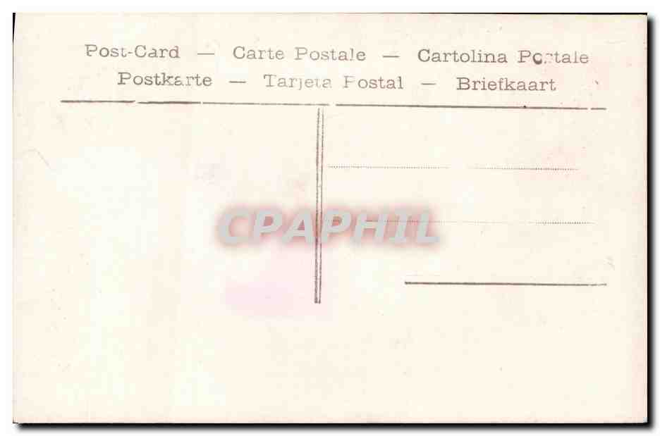 CPA Fantaisie Enfant et ane  — Rückseite