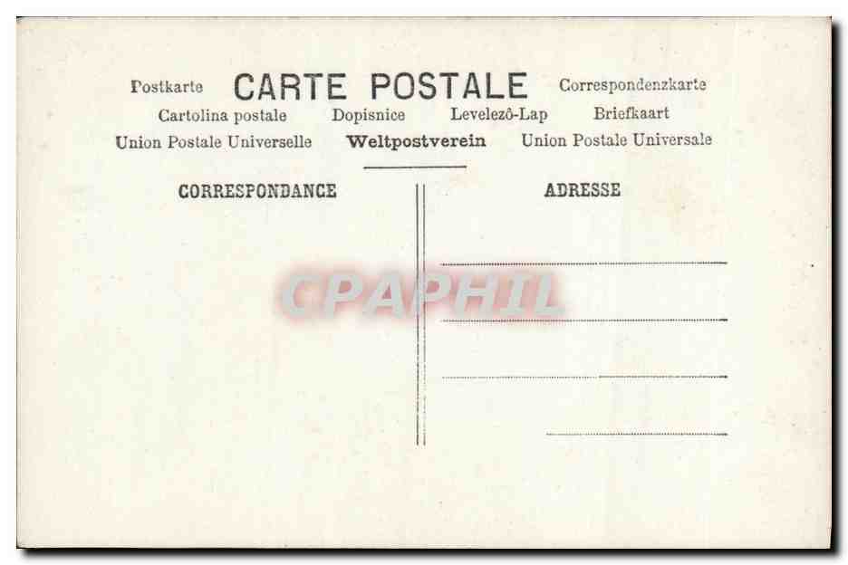 CPA Fantaisie Enfant Trefle Fer a cheval — Verso