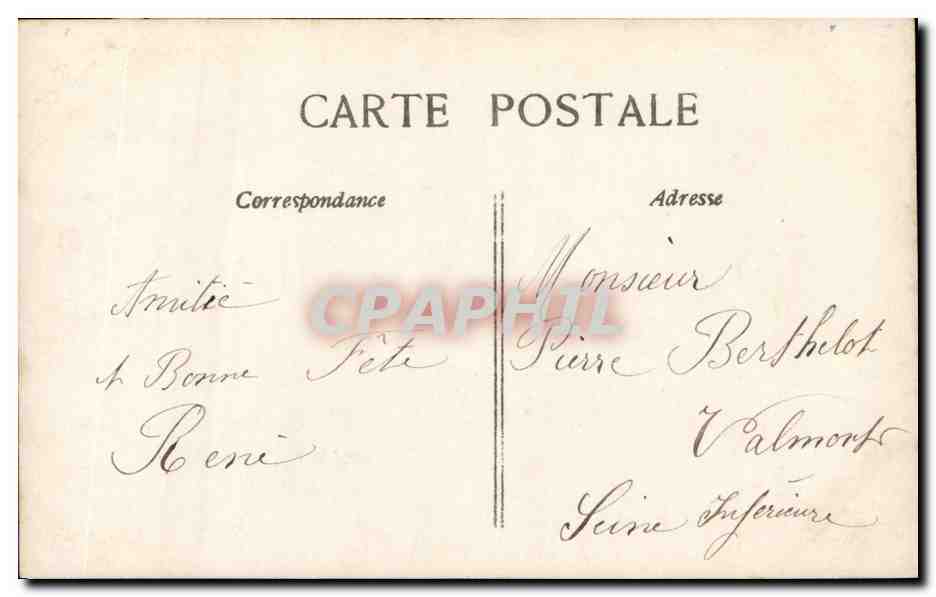 CPA Fantaisie Enfant Balancoire — Verso