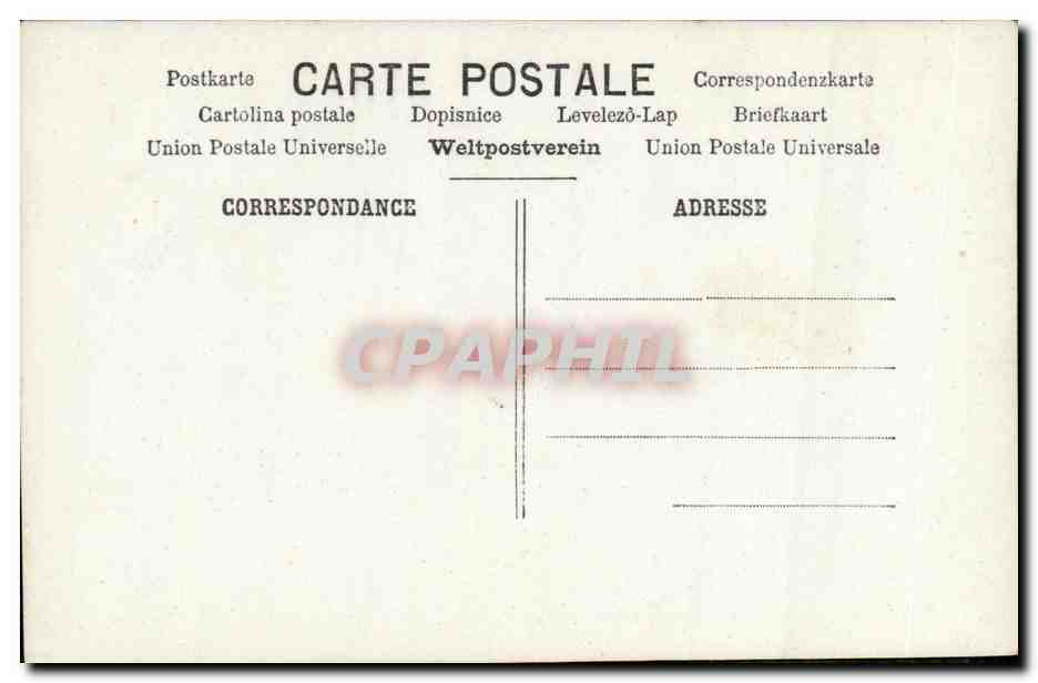CPA Fantaisie Enfant Trefle Fer a cheval — Rückseite