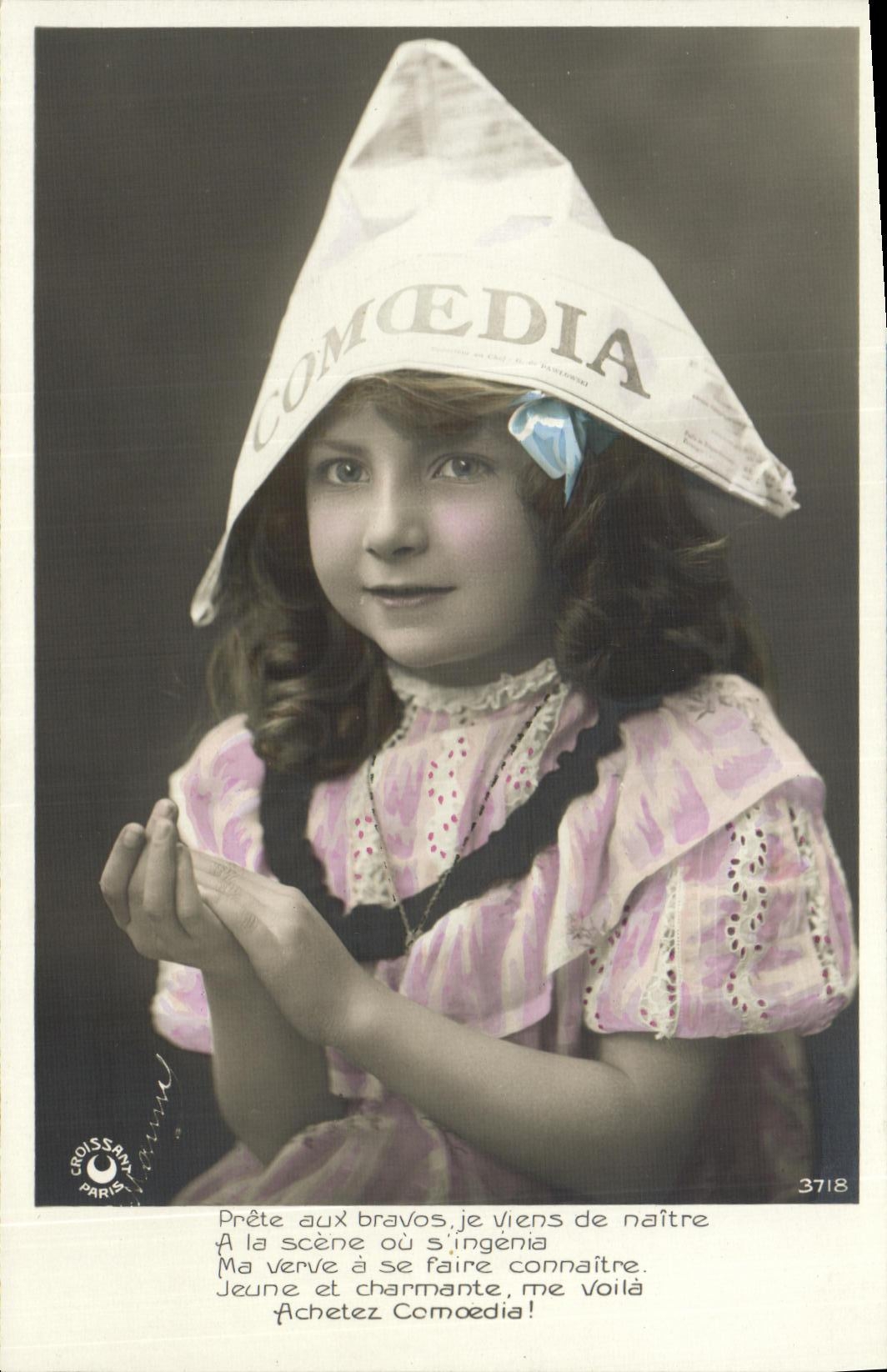 CPA Fantaisie Enfant Comoedia Journal