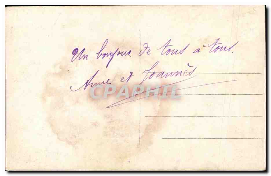 CPA Fantaisie Enfants Soldat Miltiaria  — Rückseite