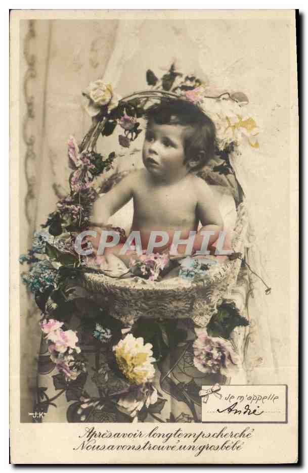 CPA Fantaisie Enfant Bebe Andre