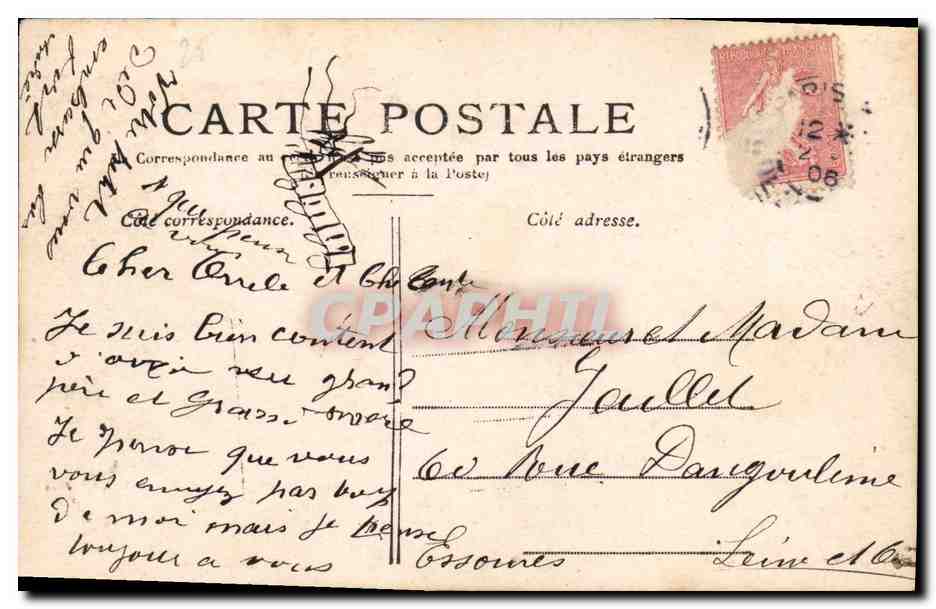 CPA Fantaisie Enfant Bebe Andre — Rückseite